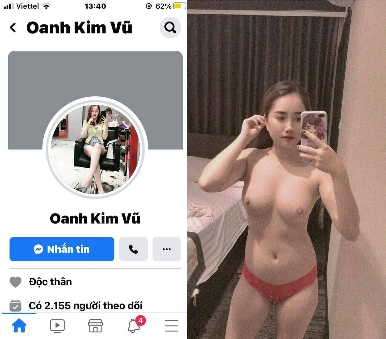 Phim sex VLXX - Vũ Kim Oanh mông to thích chổng lên cho anh nện